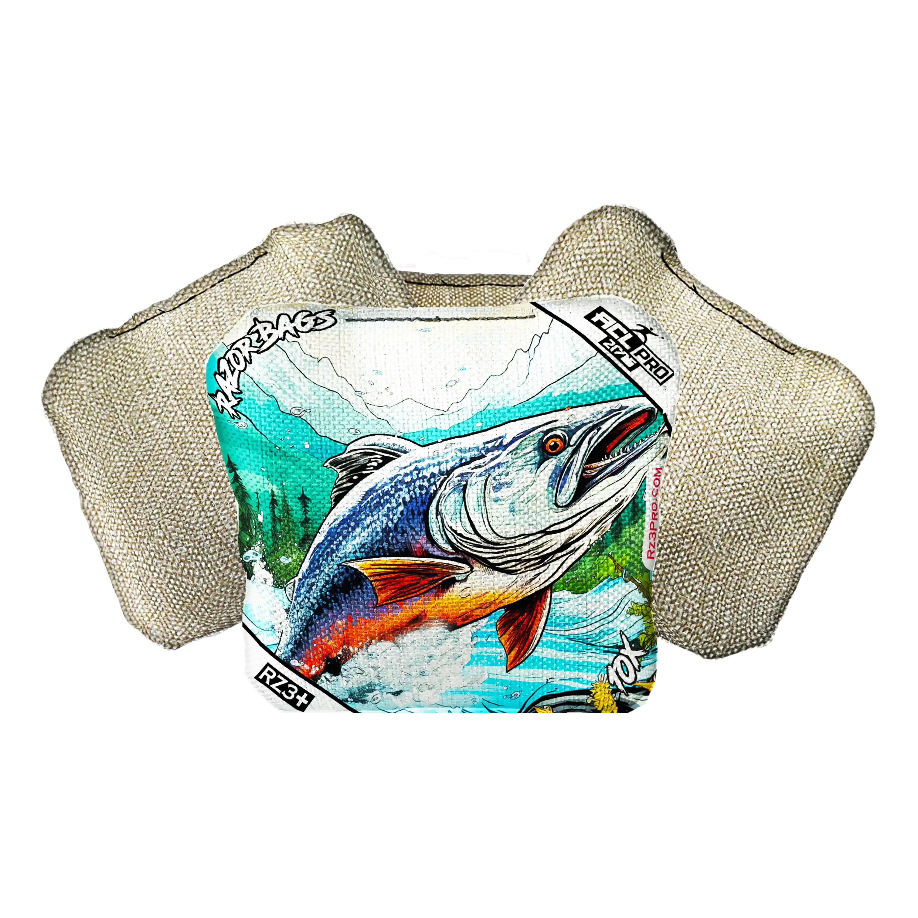 10X | Alaskan Salmon | ACL PRO Razor Cornhole Bags