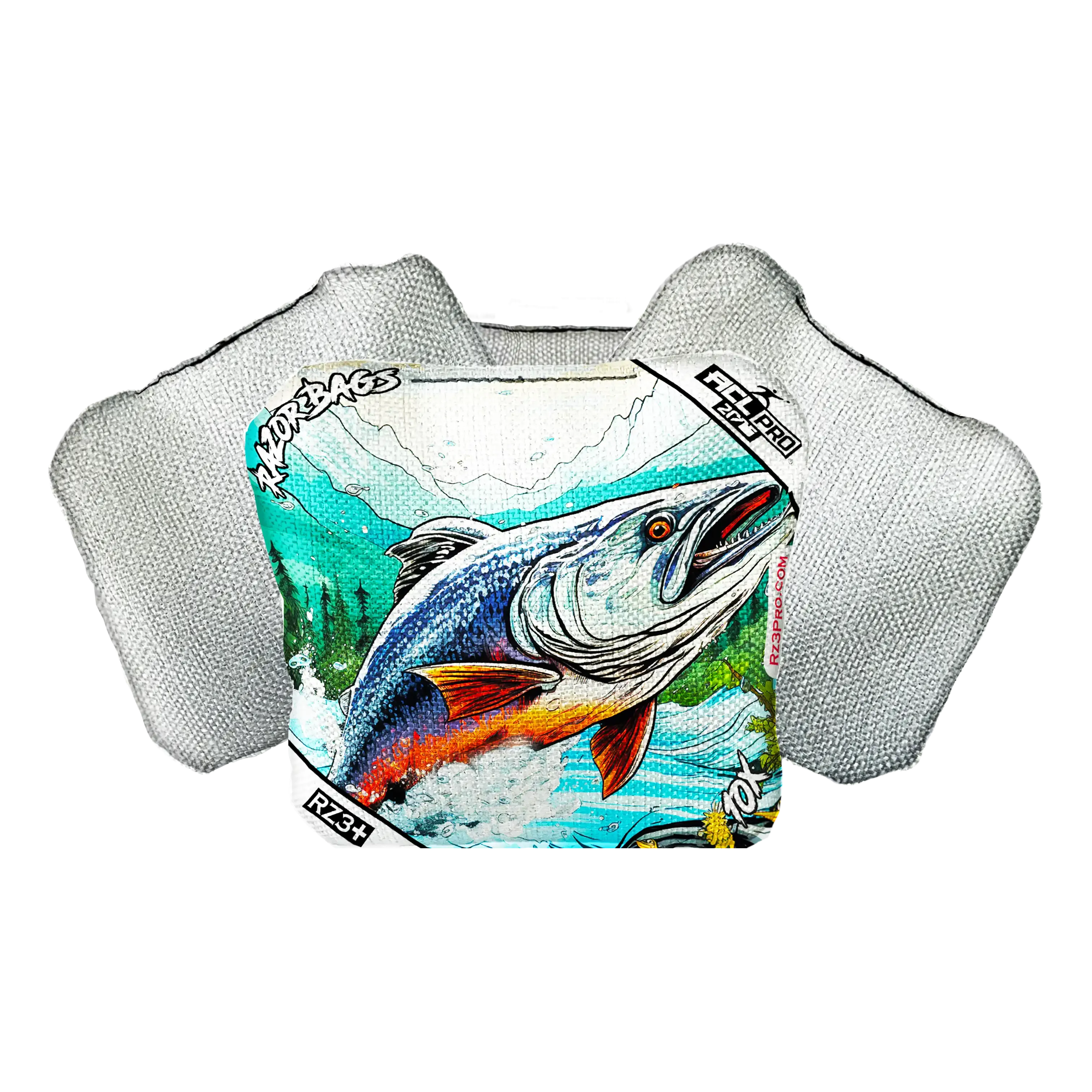 10X | Alaskan Salmon | ACL PRO Razor Cornhole Bags