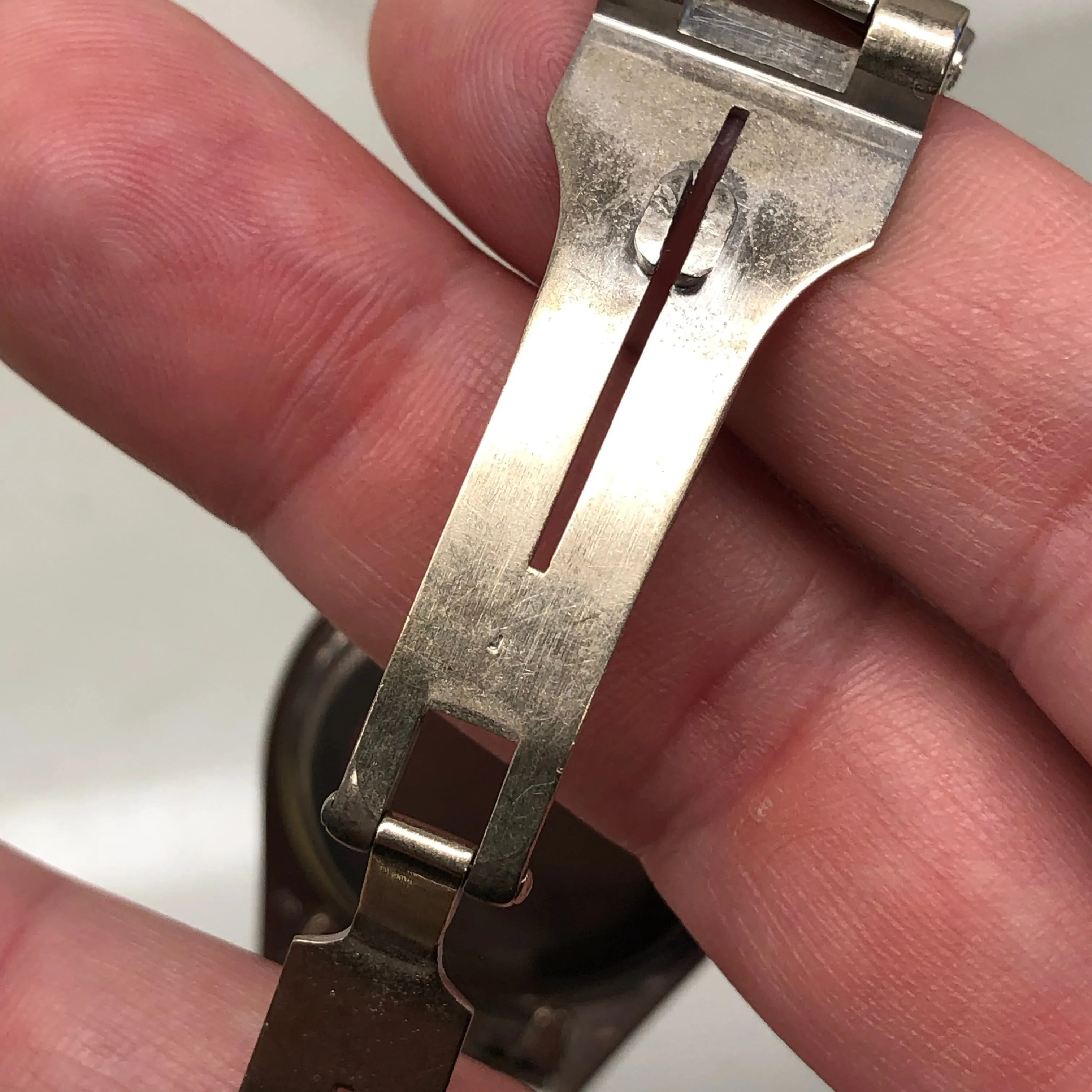 1976 Rolex President 1803 Day Date 18K White Gold Gray Dial Automatic Wristwatch