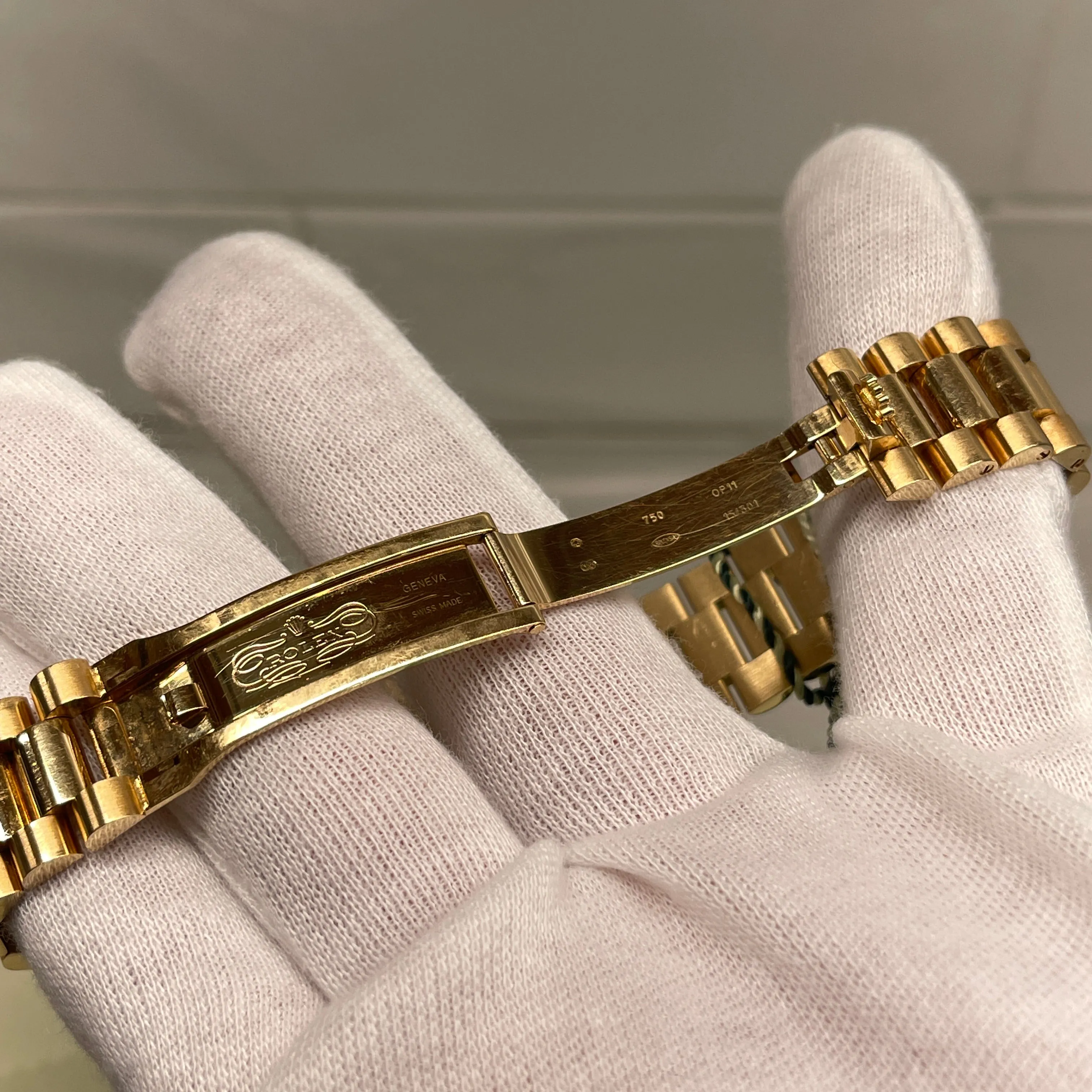 2008 Rolex President Day Date 18K Yellow Gold 36mm Unpolished Wristwatch