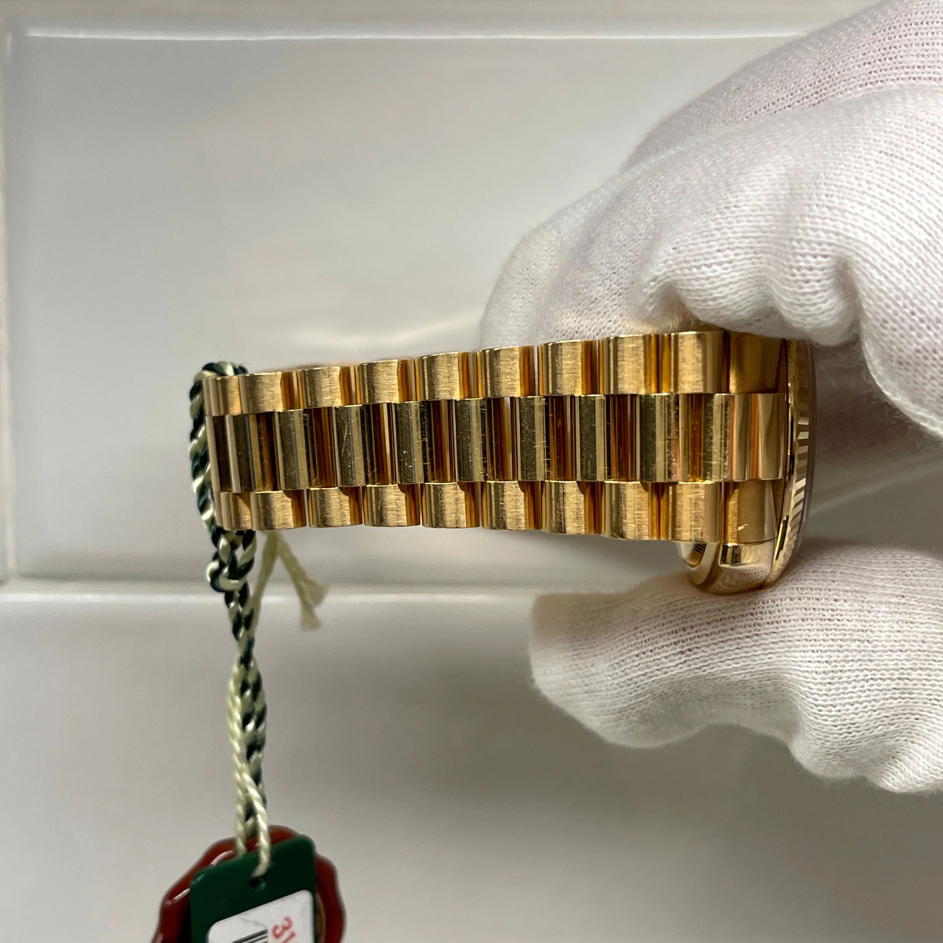 2008 Rolex President Day Date 18K Yellow Gold 36mm Unpolished Wristwatch