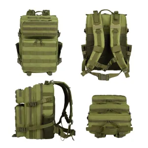 35L Hunting Rucksack Tactical Pack Backpack Waterproof Bug Out Bag Small Outdoor Hiking Camping Tactical Backpack Men's Travel