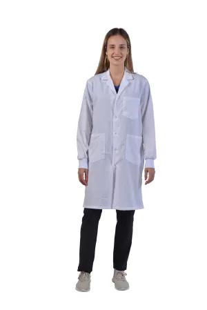 42" Unisex Lab Coat with Knit Cuffs