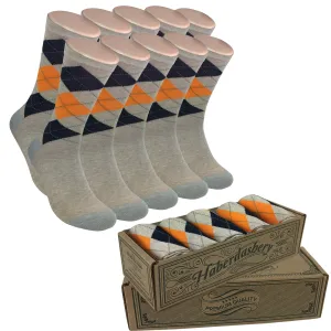 5 Pair Men Matching Fashion Dress Socks Gift Box-Groomsmen Weddings Party Socks