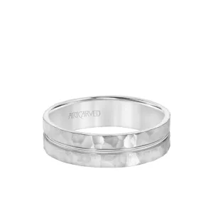 6MM Hammered Finish Men's Wedding Band