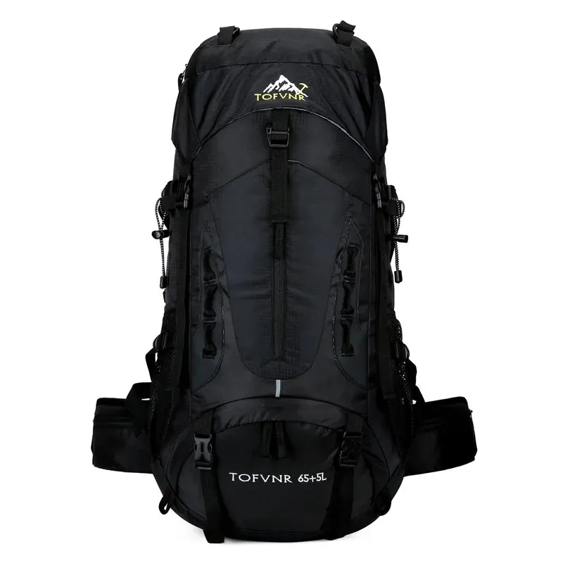 70L Camping Backpack - Men's Travel Bag Climbing Rucksack, Large Hiking Storage Pack for Outdoor Mountaineering