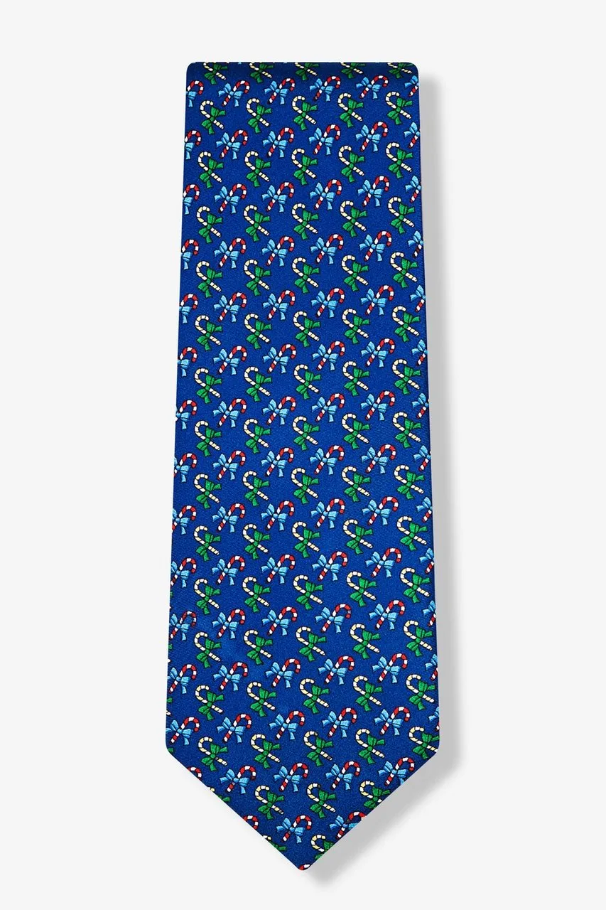 A Good Cane-ing  100% Silk Holiday Tie