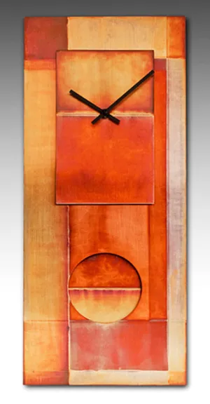 All Copper 24" Clock