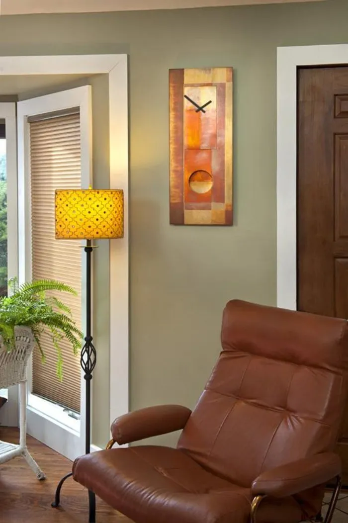 All Copper 24" Clock