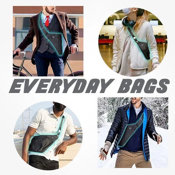 Anti-theft Crossbody Bags For Men Soft Thin Men's Bag Sling Belt Pauch Security Male Short Trip Holster Tactical Pocket