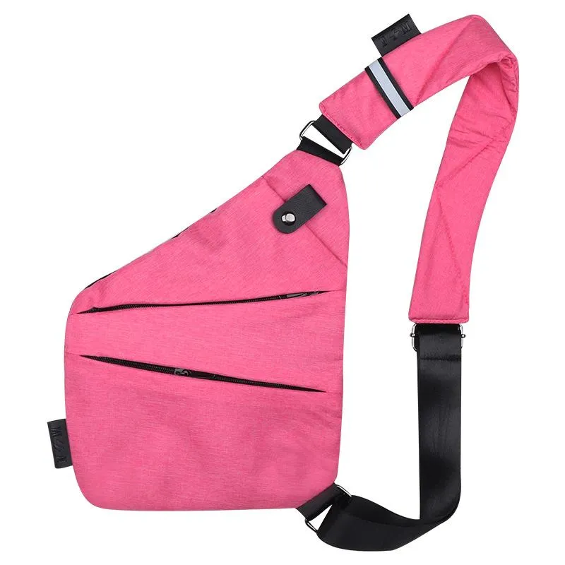 Anti-theft Crossbody Bags For Men Soft Thin Men's Bag Sling Belt Pauch Security Male Short Trip Holster Tactical Pocket