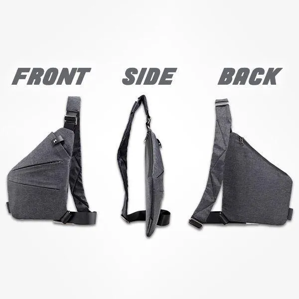 Anti-theft Crossbody Bags For Men Soft Thin Men's Bag Sling Belt Pauch Security Male Short Trip Holster Tactical Pocket