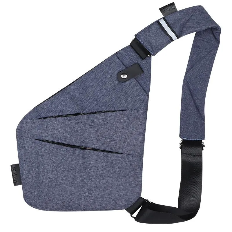 Anti-theft Crossbody Bags For Men Soft Thin Men's Bag Sling Belt Pauch Security Male Short Trip Holster Tactical Pocket