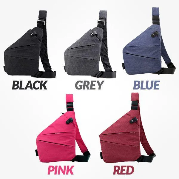 Anti-theft Crossbody Bags For Men Soft Thin Men's Bag Sling Belt Pauch Security Male Short Trip Holster Tactical Pocket