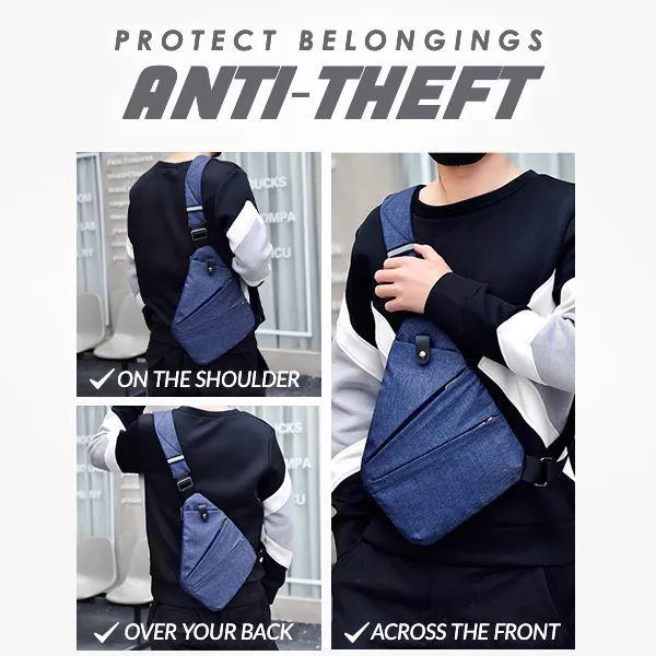 Anti-theft Crossbody Bags For Men Soft Thin Men's Bag Sling Belt Pauch Security Male Short Trip Holster Tactical Pocket