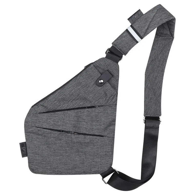 Anti-theft Crossbody Bags For Men Soft Thin Men's Bag Sling Belt Pauch Security Male Short Trip Holster Tactical Pocket