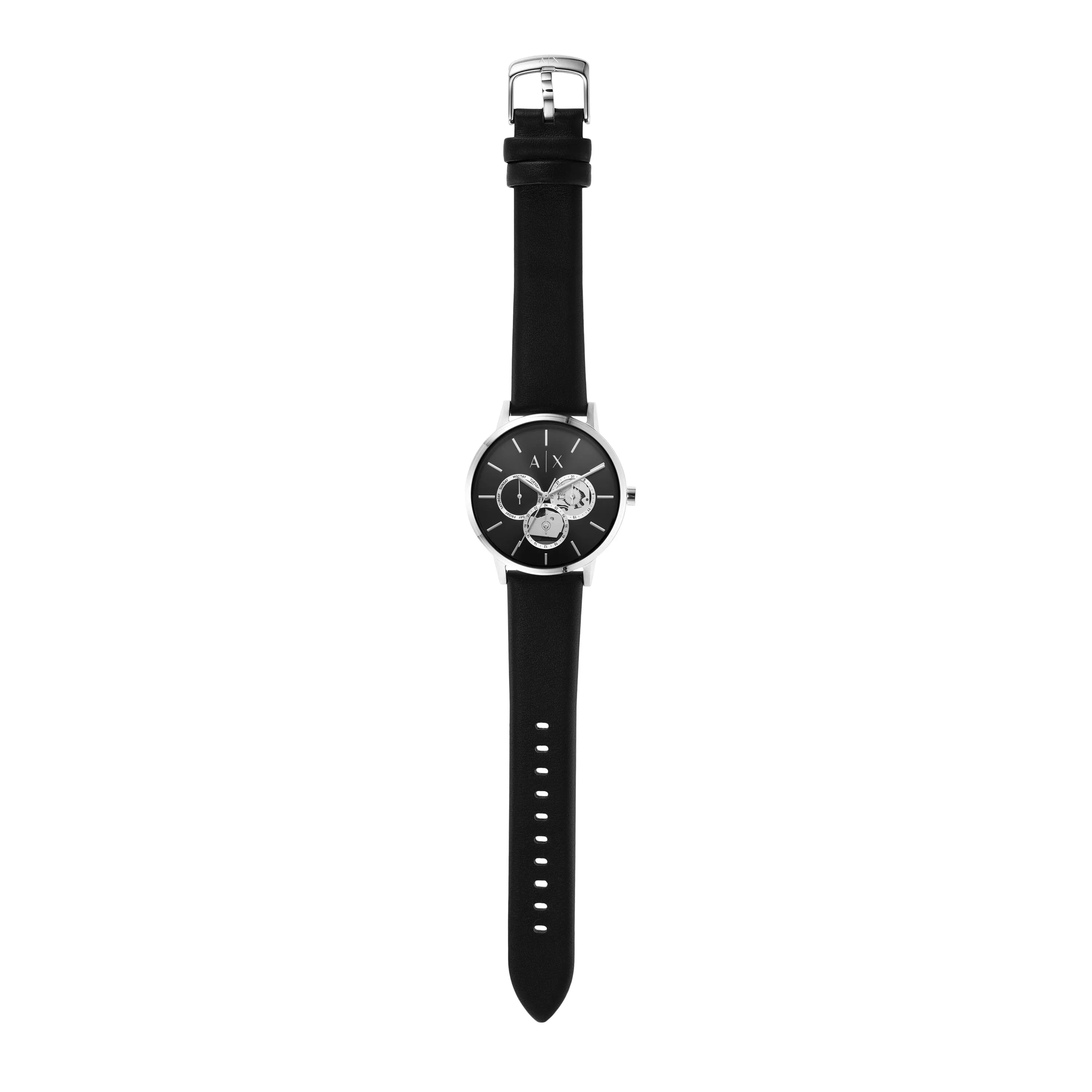 Armani Exchange Cayde Silver and Black Men's Watch AX2745