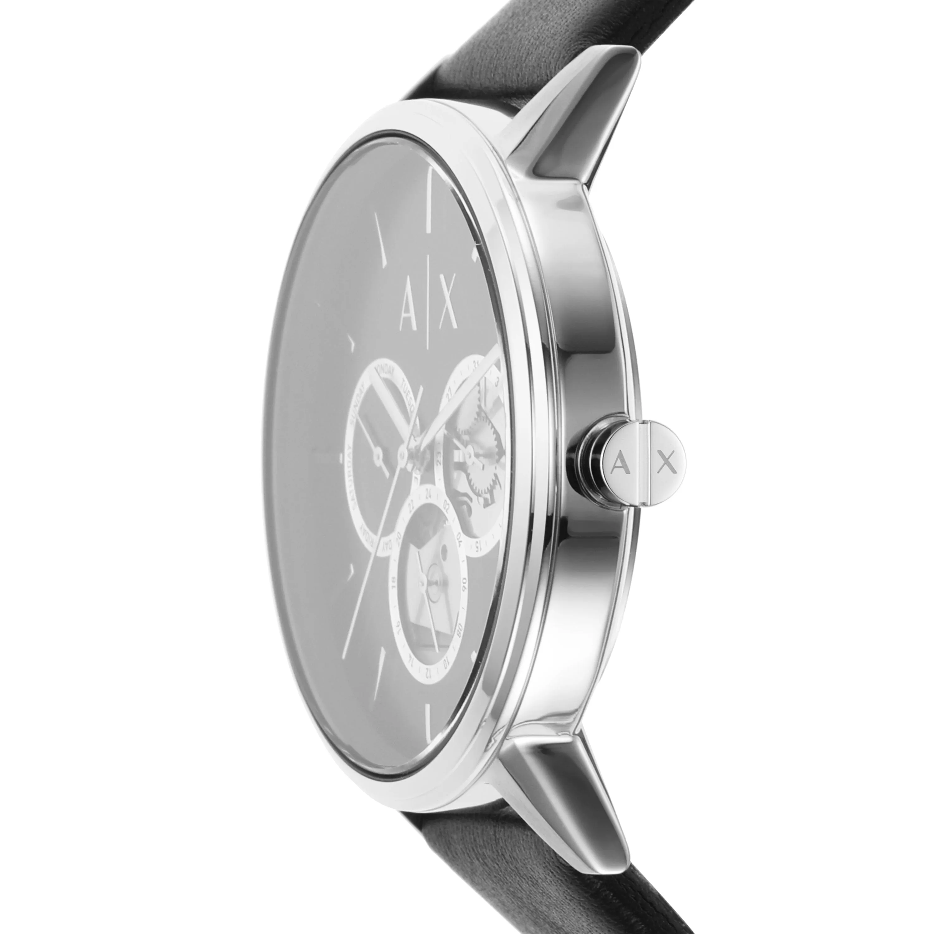 Armani Exchange Cayde Silver and Black Men's Watch AX2745