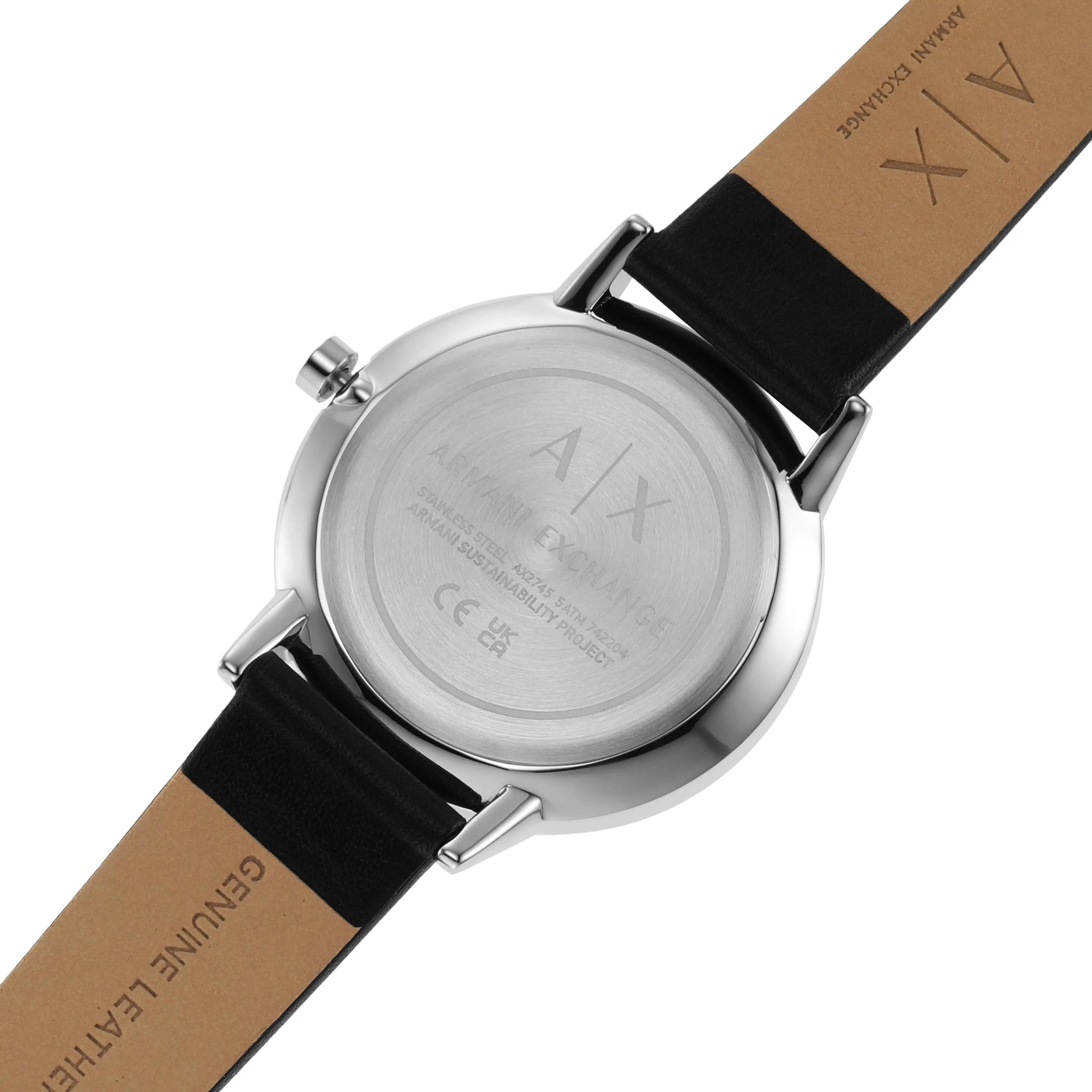 Armani Exchange Cayde Silver and Black Men's Watch AX2745