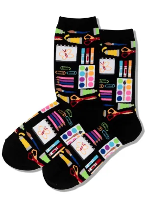 Art Supplies Women's Socks