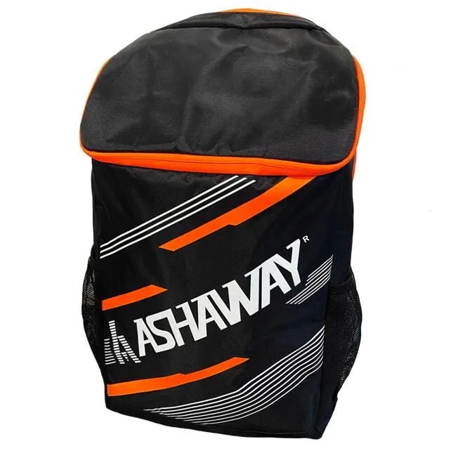 Ashaway AHS 09 Haversack Badminton Backpack - Black / Lava Orange