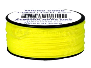 Atwood Micro Cord 1.18mm - Neon Yellow