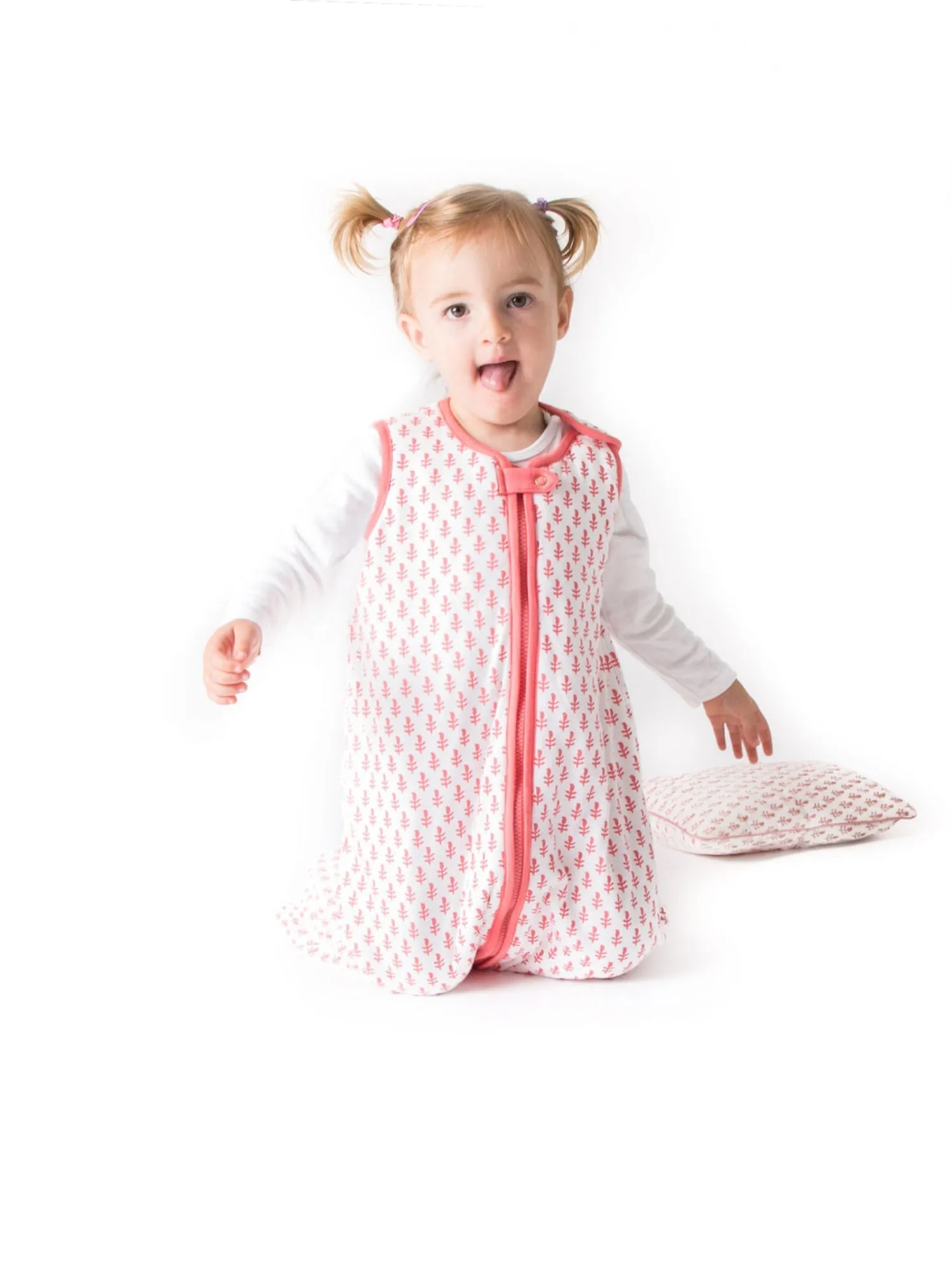 Baby Sleeping Bag Pink City Print - TOG 0.6 (Lightweight)