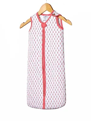 Baby Sleeping Bag Pink City Print - TOG 0.6 (Lightweight)