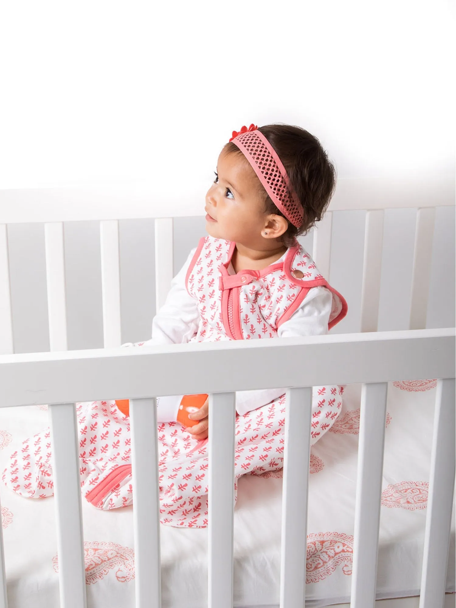 Baby Sleeping Bag Pink City Print - TOG 0.6 (Lightweight)