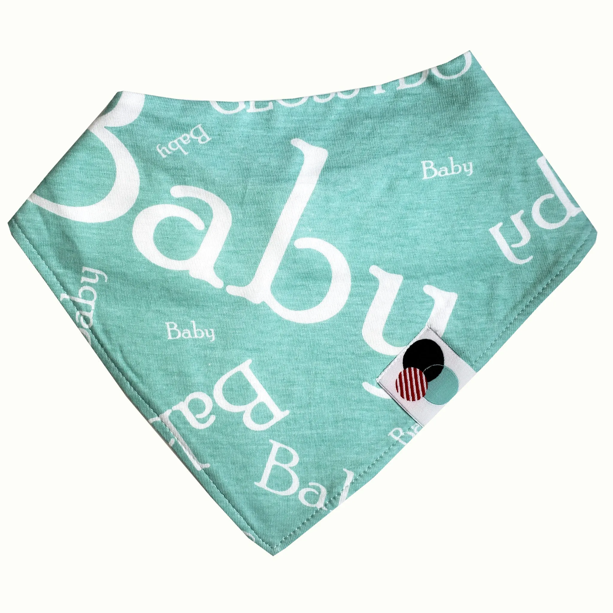 BERRY GREEN | Premium Baby Bandana Bib