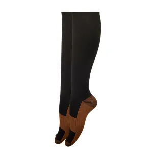 Black Copper Infused Compression Socks