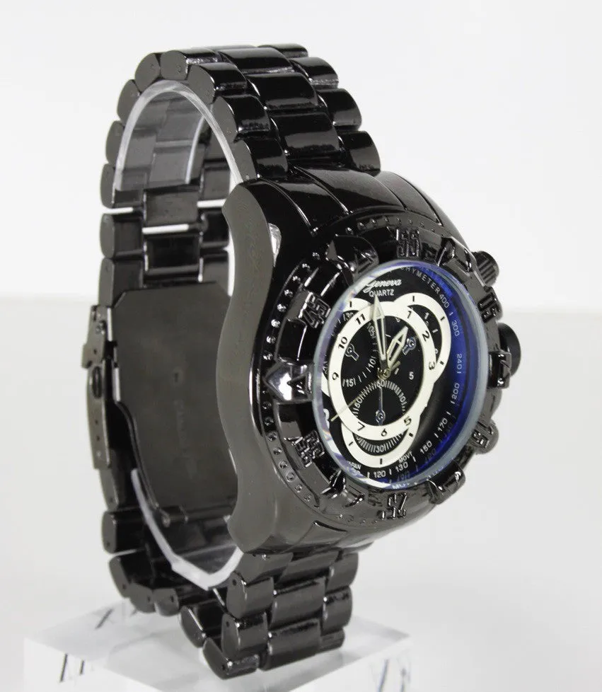 Black Metal Watch