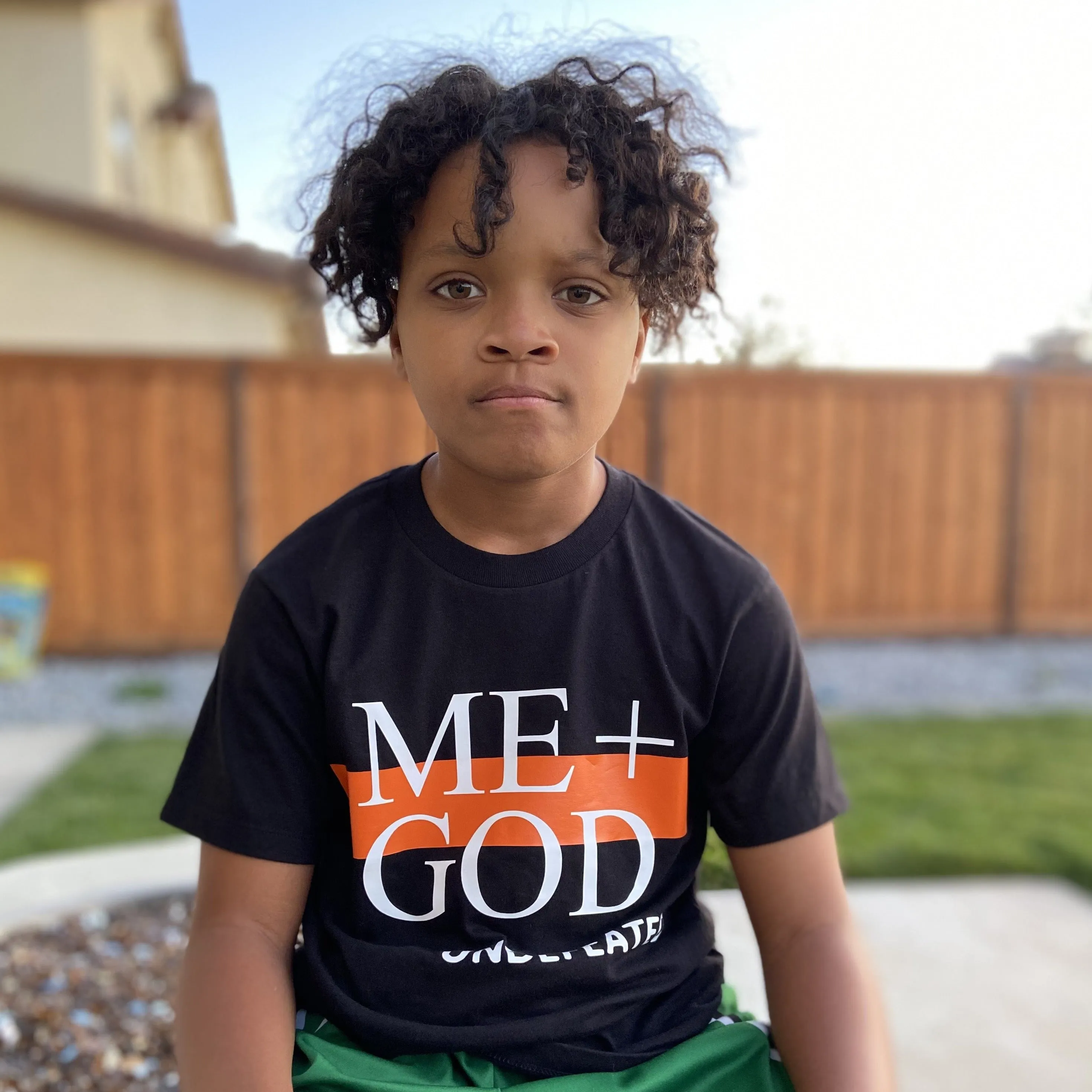 Black/Orange Tee