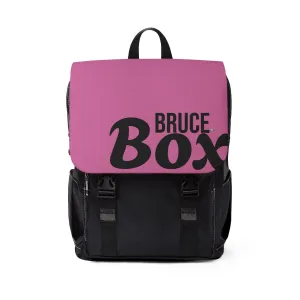 BRUCE Box Light Pink Casual Shoulder Backpack