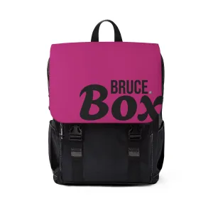 BRUCE Box Pink Casual Shoulder Backpack