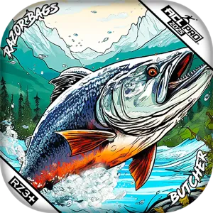 Butcher | Alaskan Salmon | ACL PRO Razor Cornhole Bags