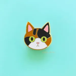 Calico Cat Enamel Pin