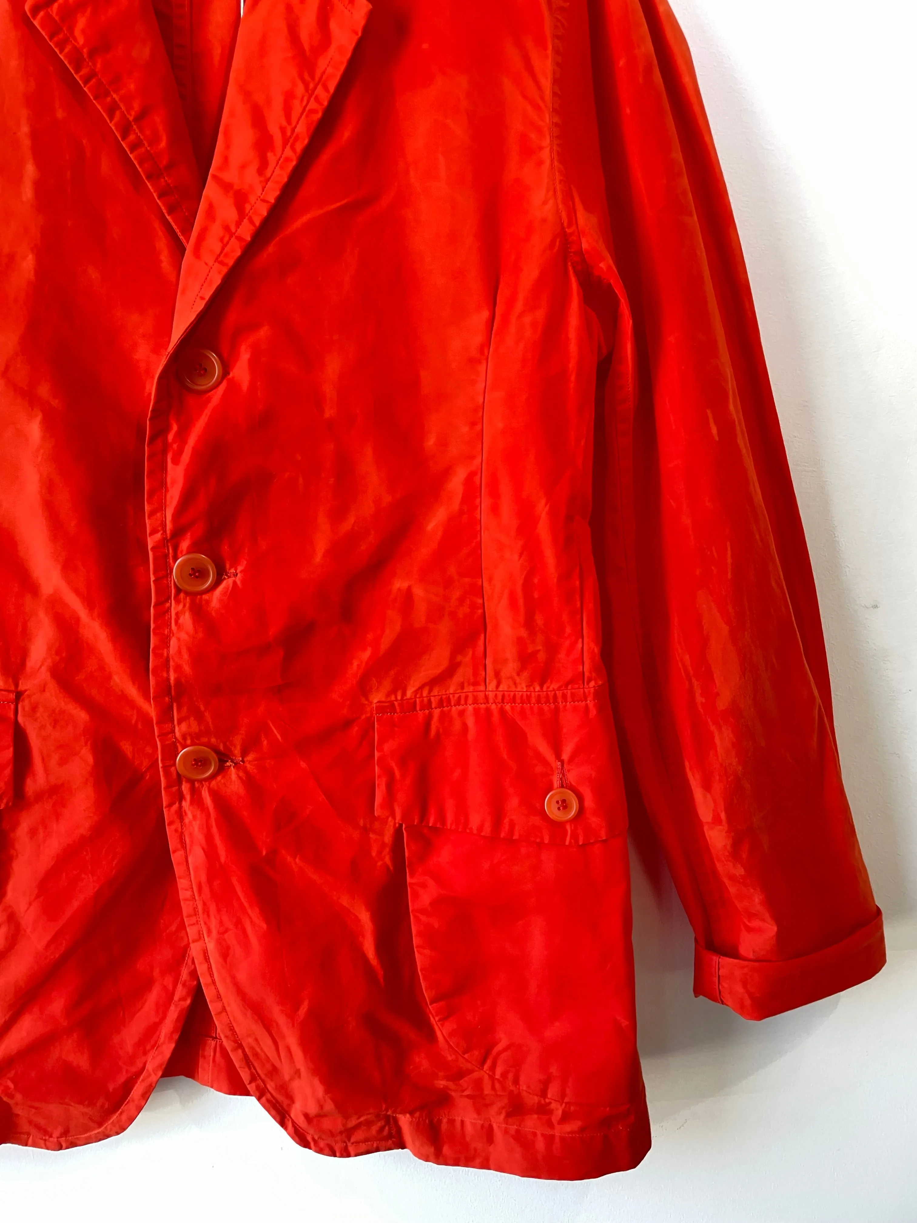 Casey Casey Orange Crinkled Jacket