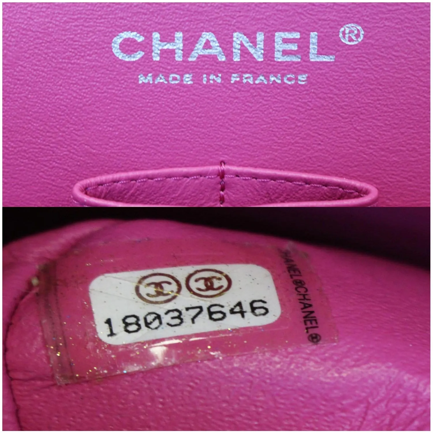 CHANEL Jumbo Double Flap Caviar Quilted Shoulder bag Pink