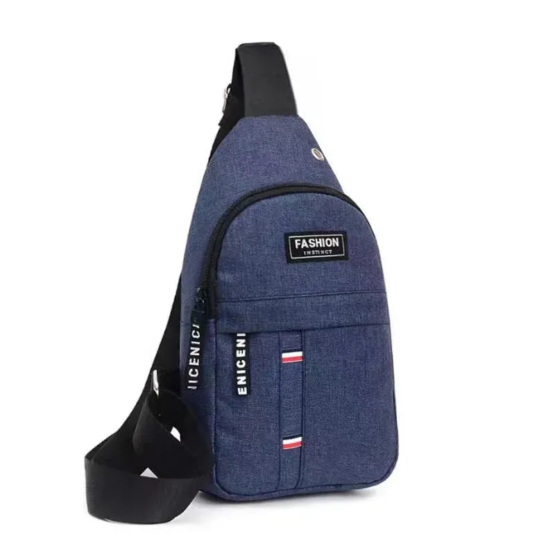 Chest Bags Men's One Shoulder Crossbody Bag Large Capacity Outdoor Sports Leisure Fashion Small Shoulder Bag Backpack Men's