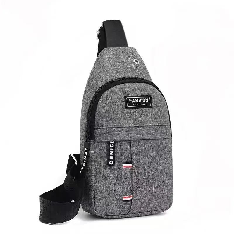 Chest Bags Men's One Shoulder Crossbody Bag Large Capacity Outdoor Sports Leisure Fashion Small Shoulder Bag Backpack Men's