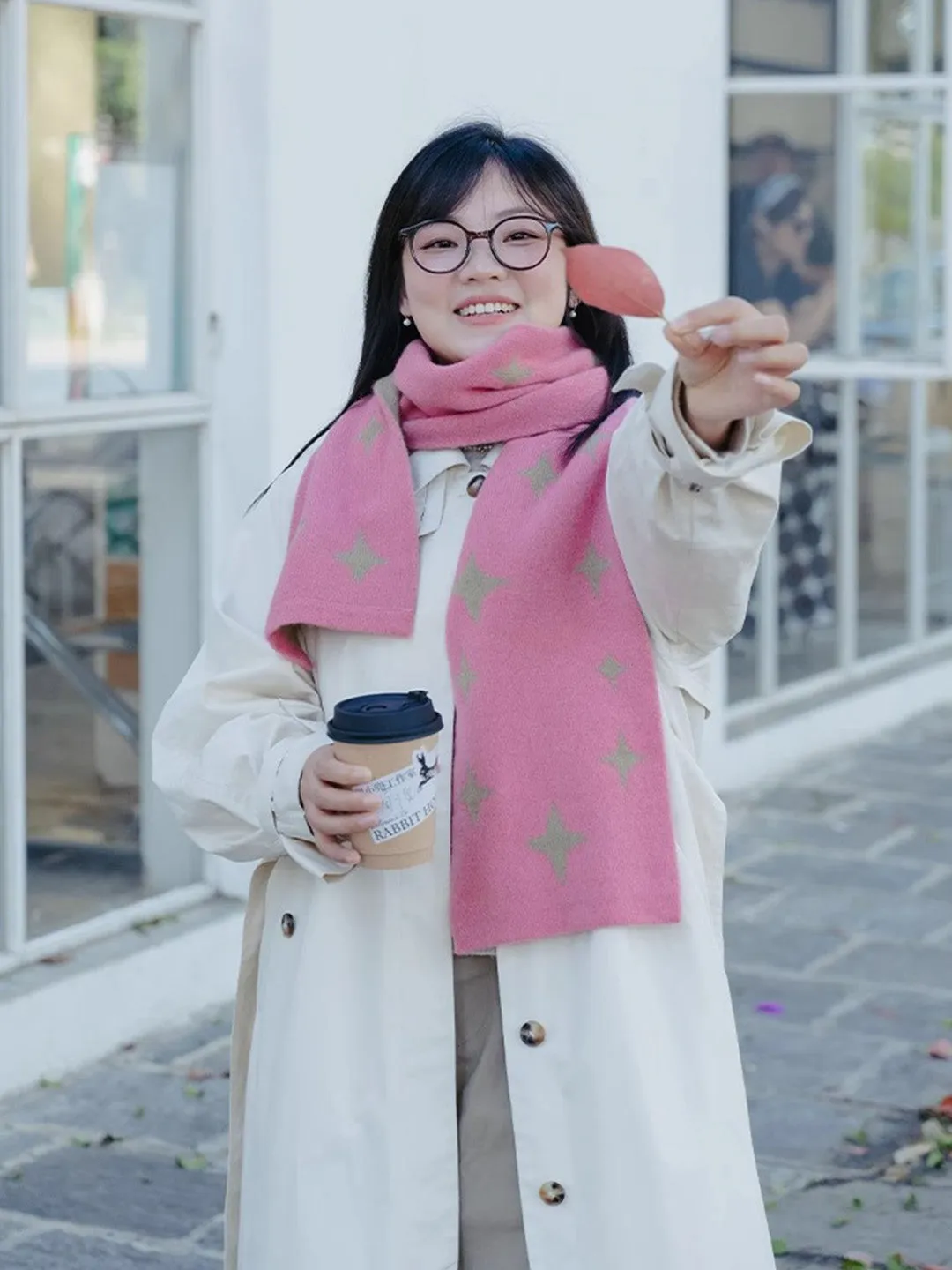 Chowxiaodou 100% Wool Scarf