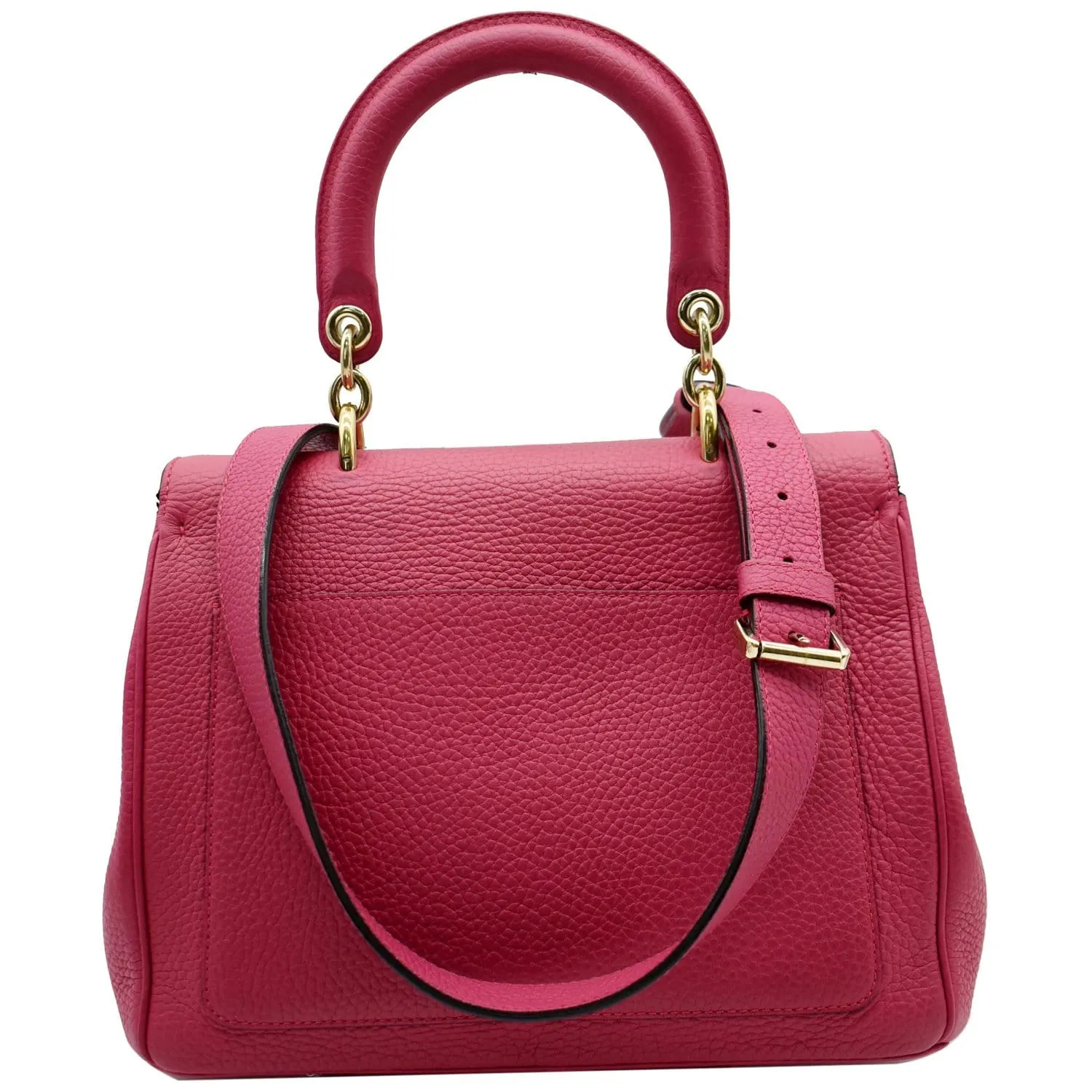 CHRISTIAN DIOR Be Dior Leather Flap Shoulder Bag Pink - 10% OFF