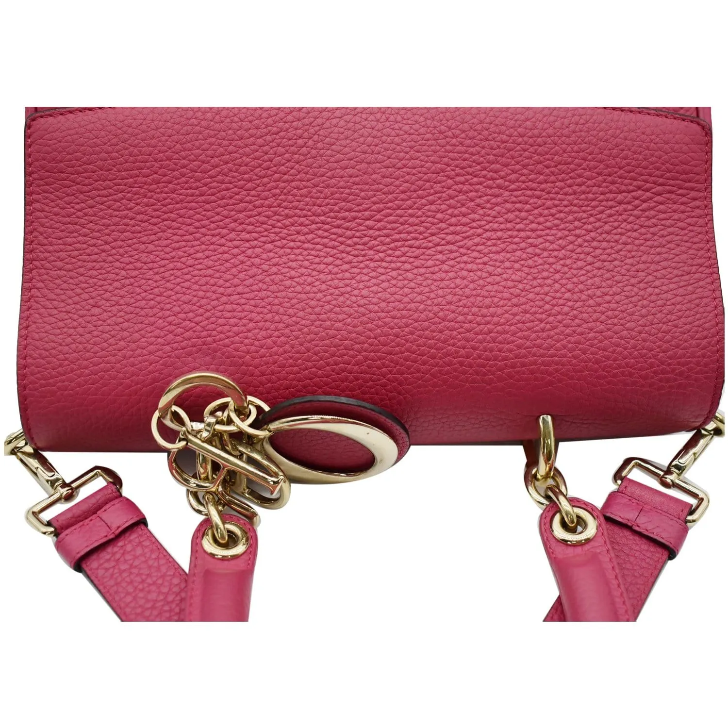 CHRISTIAN DIOR Be Dior Leather Flap Shoulder Bag Pink - 10% OFF