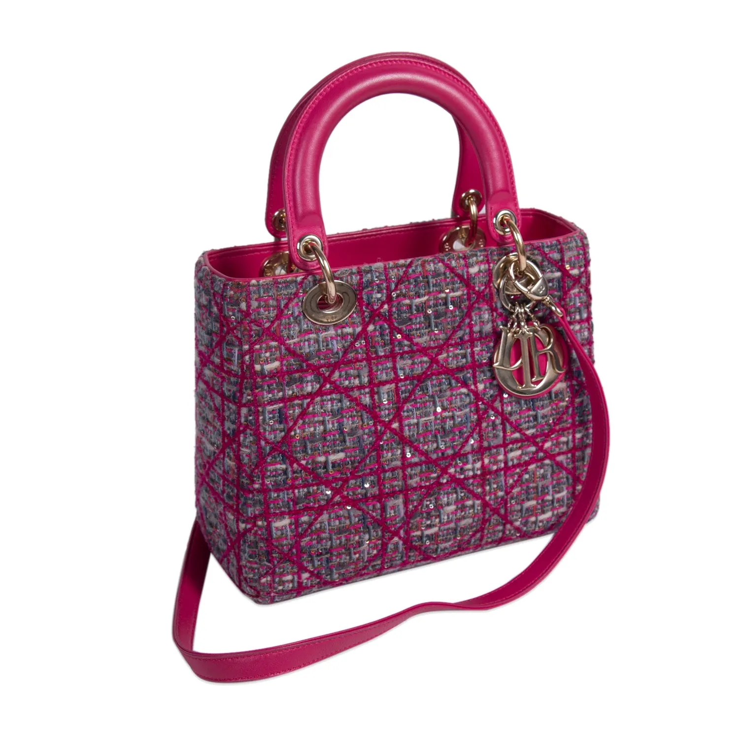 Christian Dior Limited Edition Tweed Lady Dior