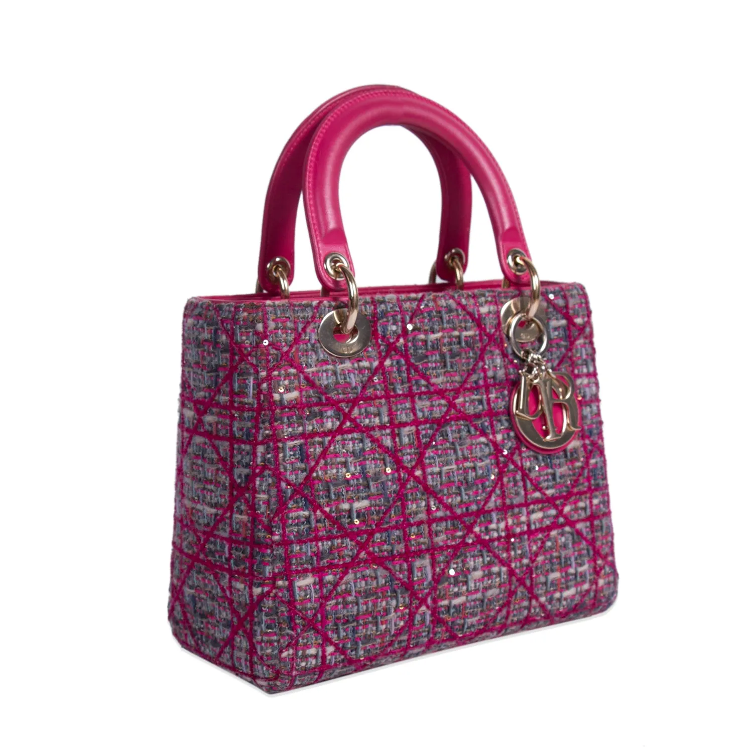 Christian Dior Limited Edition Tweed Lady Dior