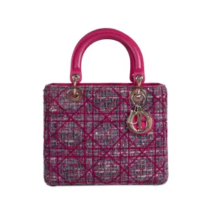 Christian Dior Limited Edition Tweed Lady Dior