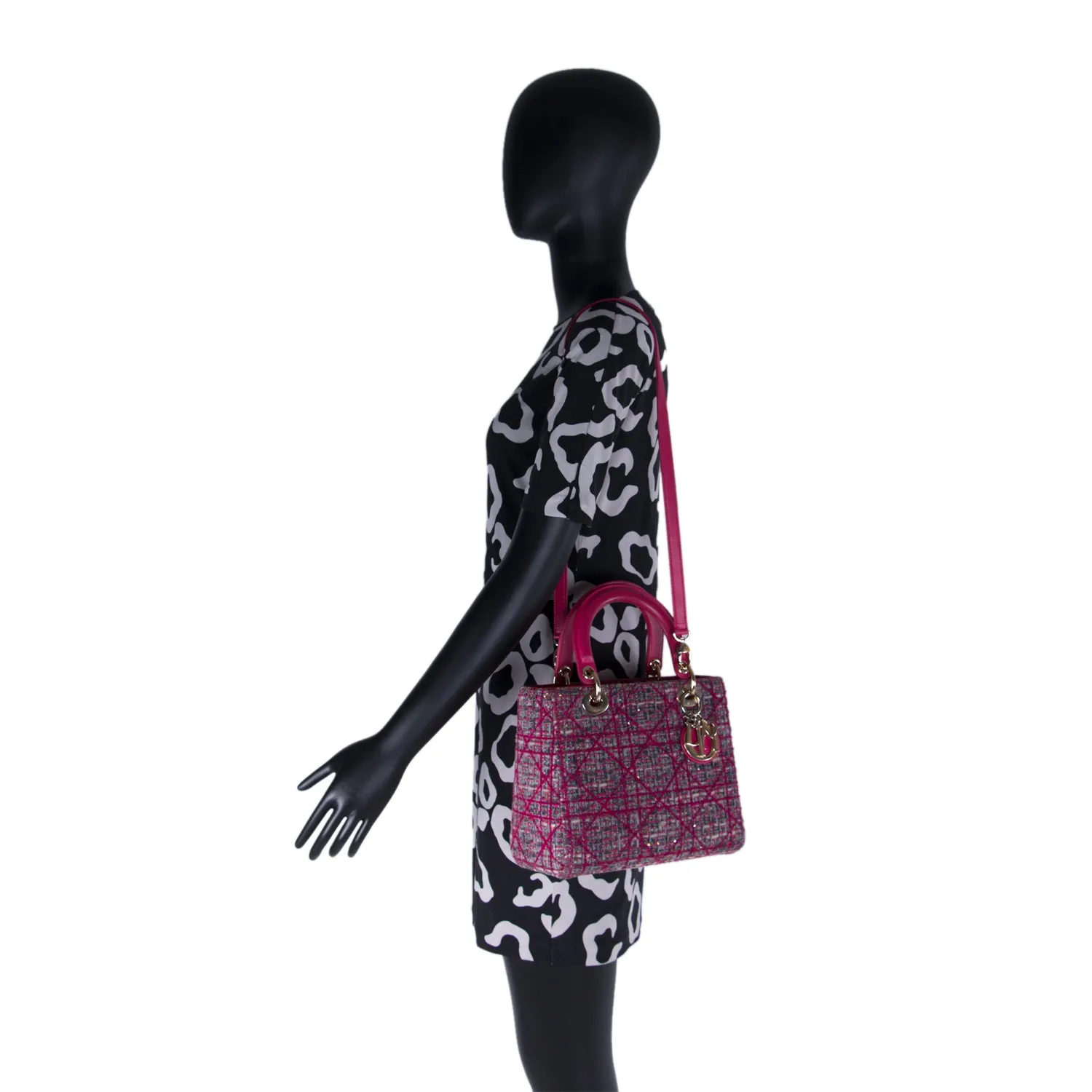 Christian Dior Limited Edition Tweed Lady Dior
