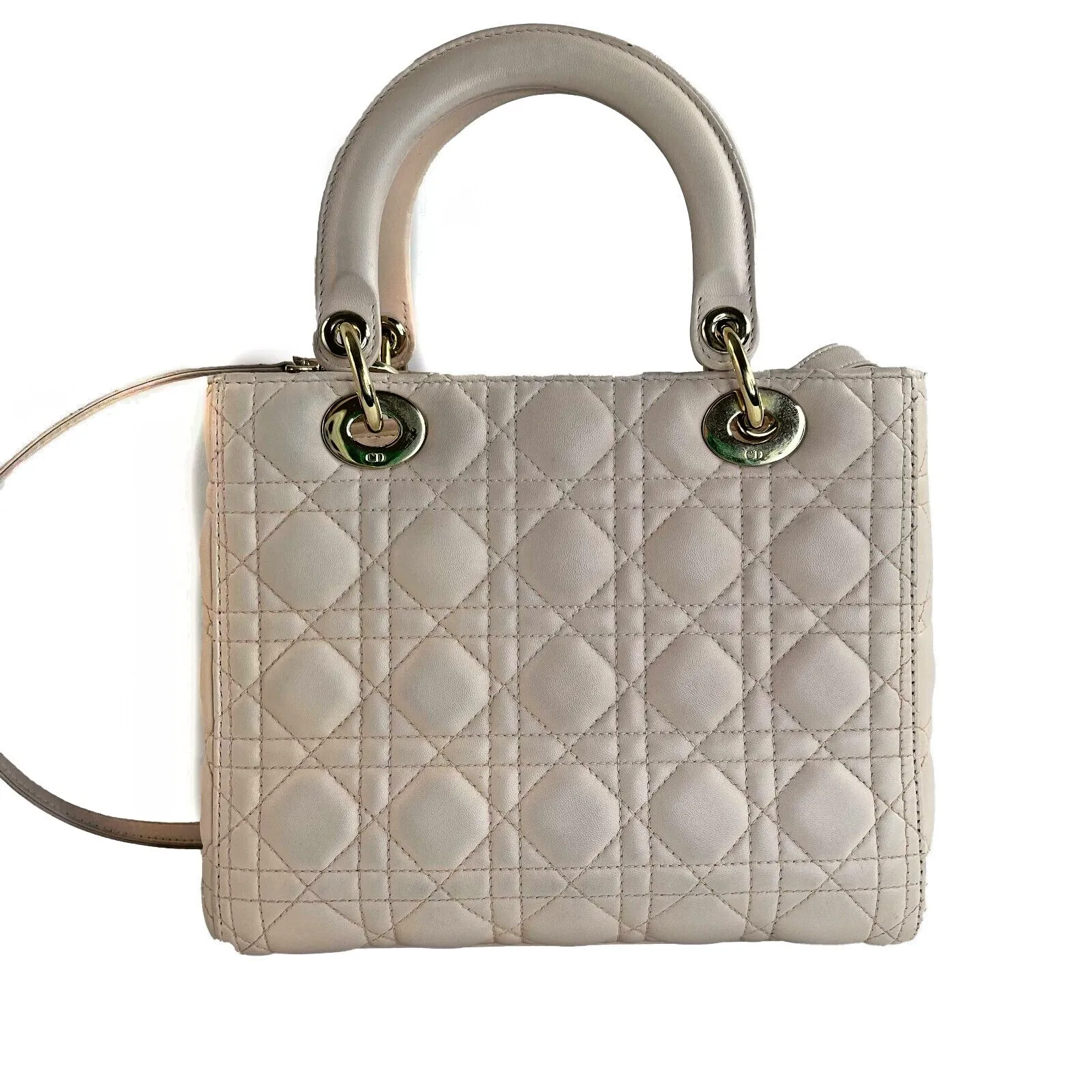 Christian Dior Medium Lady Dior Rose Poudre