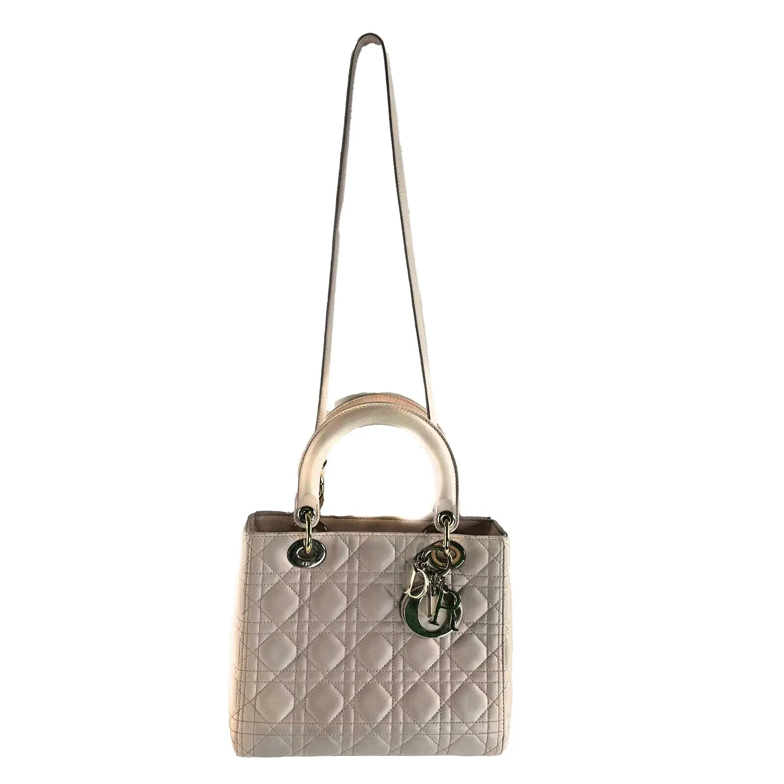 Christian Dior Medium Lady Dior Rose Poudre